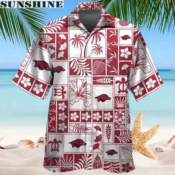 Arkansas Razorbacks Button Up NCAA Hawaiian Shirt 2 hawaiian shirt
