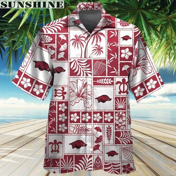 Arkansas Razorbacks Button Up NCAA Hawaiian Shirt 3 Aloha shirt