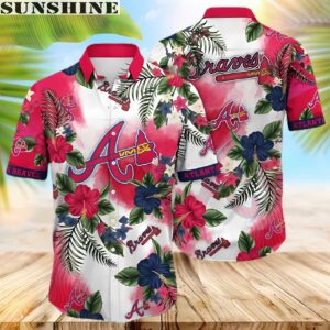 Atlanta Braves MLB Floral Hawaiian Shirt 1 hawaii