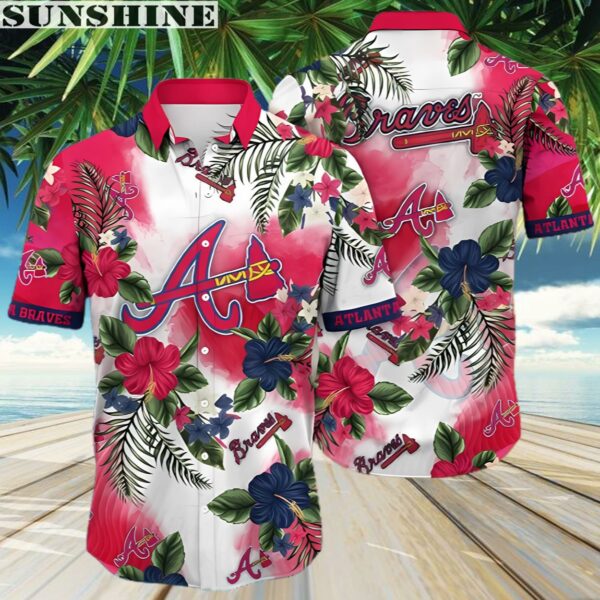 Atlanta Braves MLB Floral Hawaiian Shirt 3 Aloha shirt