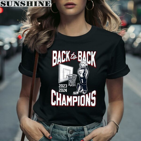 Back To Back National Champions Husky Dunk UConn Shirt