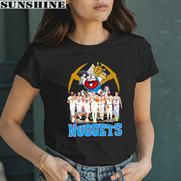 Basketball Famous Player Mascot Denver Nuggets Shirt 2 women shirt