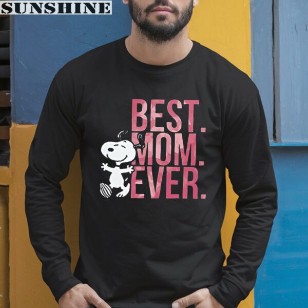 Best Mom Ever Snoopy Mom Shirt Happy Mothers Day 5 long sleeve shirt