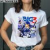 Big 3 Baseball Graphic Los Angeles Dodgers Shirt 2 women shirt