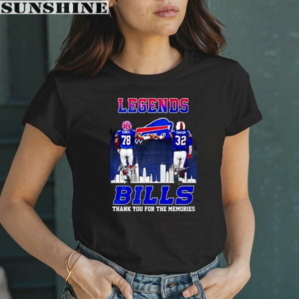Bills Legends Smith Simpson Thank You For The Memories Shirt 2 women shirt