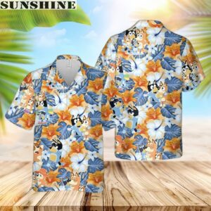 Bluey Family Beach Summer Hawaiian Shirt 1 hawaii