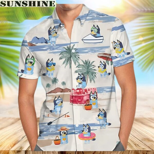 Bluey Family Hawaiian Shirt Summer Beach Shirt 1 hawaii