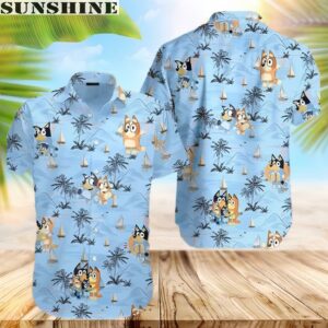 Bluey Hawaiian Shirt, Bluey Hawaiian Dad Life Family Shirt