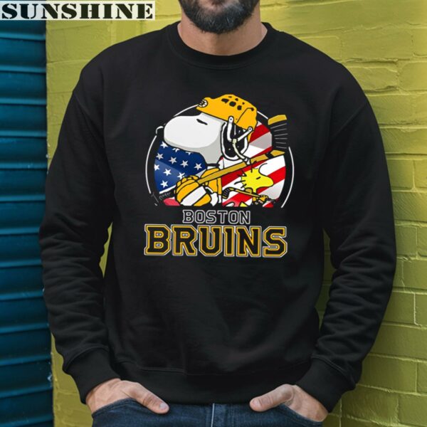Boston Bruins Ice Hockey Snoopy And Woodstock NHL Shirt 3 sweatshirt