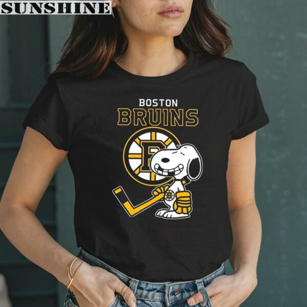 Boston Bruins Snoopy Smile Shirt NHL Gift 2 women shirt