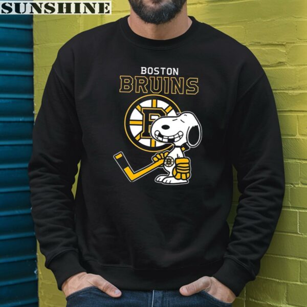 Boston Bruins Snoopy Smile Shirt NHL Gift 3 sweatshirt