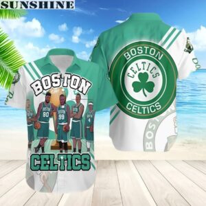 Boston Celtics Hawaiian Shirt Button Up Summer Style 1 aloha