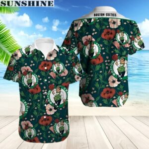 Boston Celtics Hawaiian Shirt Summer Holiday Gift Tropical Floral 1 aloha
