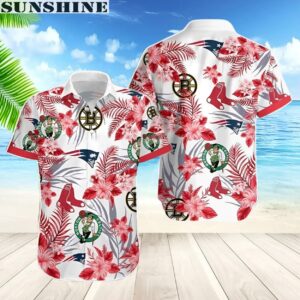 Boston Celtics Hawaiian Shirt Tropical Flora Beach Lovers Gift 1 aloha