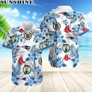 Boston Celtics Hawaiian Shirt Tropical Floral Patterns 1 aloha