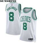 Boston Celtics Kristaps Porzingis Nike White Jersey