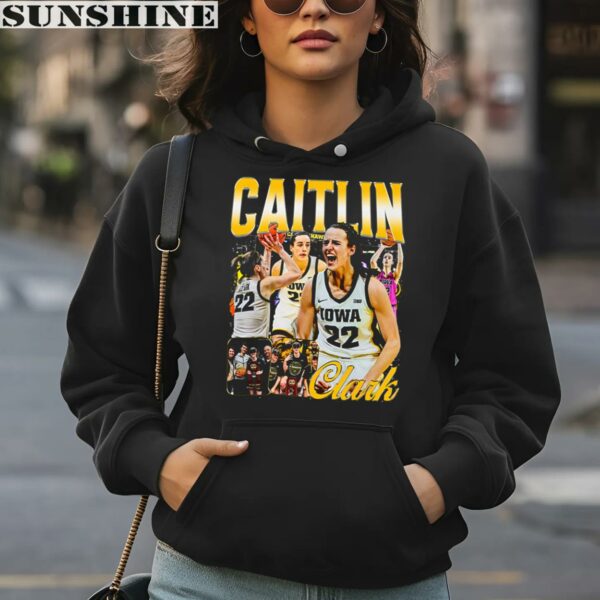 Caitllin Clark Basketball Player Bootleg Vintage Graphic Tee 4 hoodie