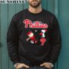 Charlie Brown And Snoopy Playing Baseball Philadelphia Phillies Shirt 3 sweatshirt