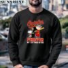 Charlie Brown Snoopy And Woodstock Forever Not Just When We Win Baltimore Orioles Shirt 3 sweatshirt