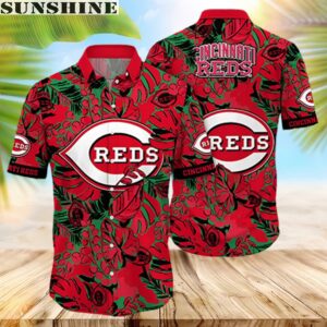 Cincinnati Reds MLB Hawaiian Shirt Travel Aloha Shirt