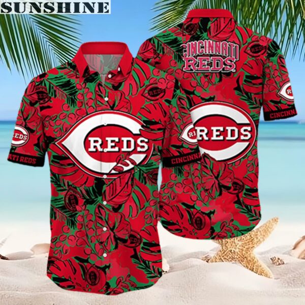 Cincinnati Reds MLB Hawaiian Shirt Travel Aloha Shirt 2 hawaiian shirt