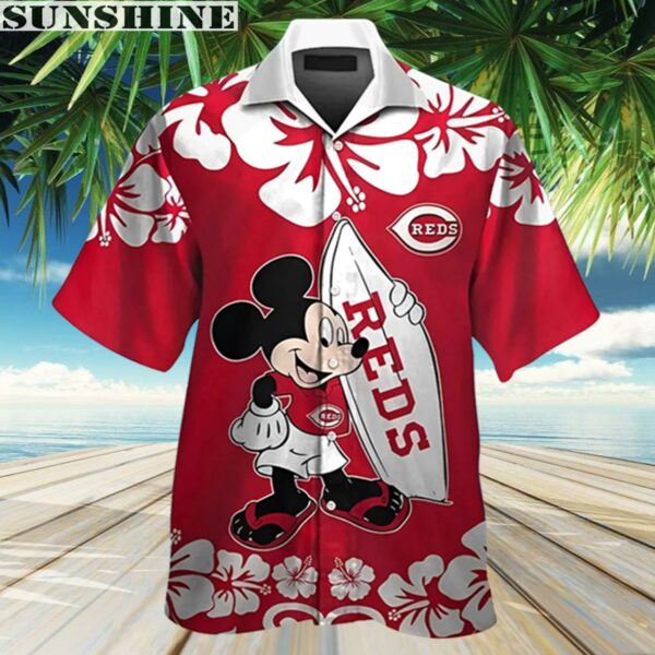 Cincinnati Reds Mickey Mouse Surf Hawaiian Shirt 3 Aloha shirt