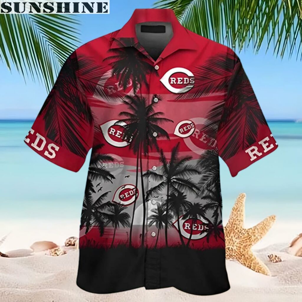 Cincinnati Reds Tropical Coconut Hawaiian Shirt