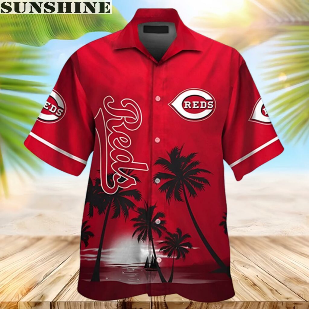 Cincinnati Reds Tropical Coconut Tropical Hawaiian Shirt Summer Gift