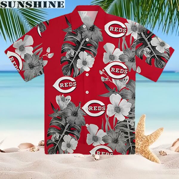 Cincinnati Reds Tropical Flower Pattern Hawaiian Shirt 2 hawaiian shirt