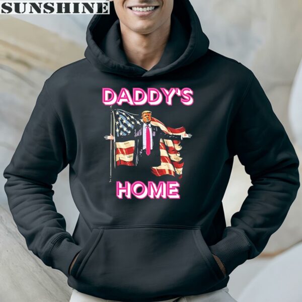 Daddys Home American Flag Trump Shirt 4 hoodie