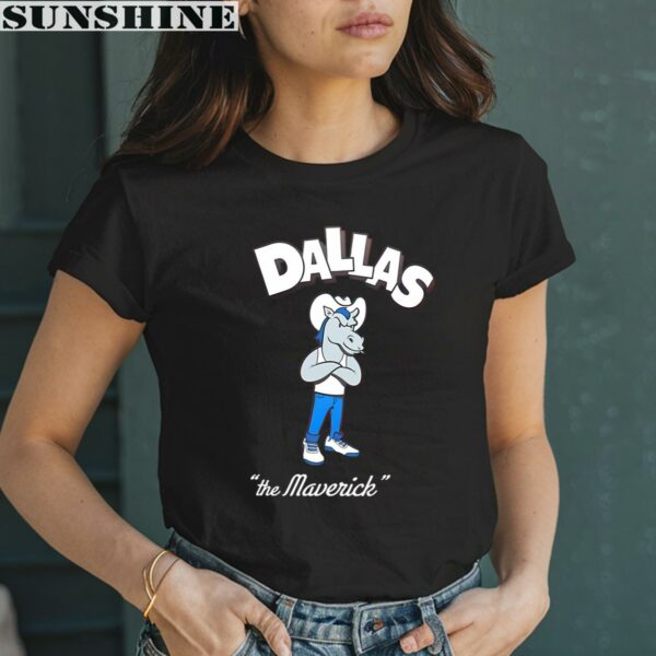 Dallas Maverick Basketball Team Mascot Shirt 2 women shirt