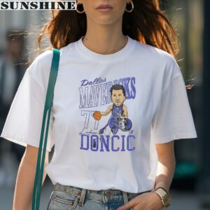 Dallas Mavericks Luka Doncic Caricature Shirt 1 women shirt