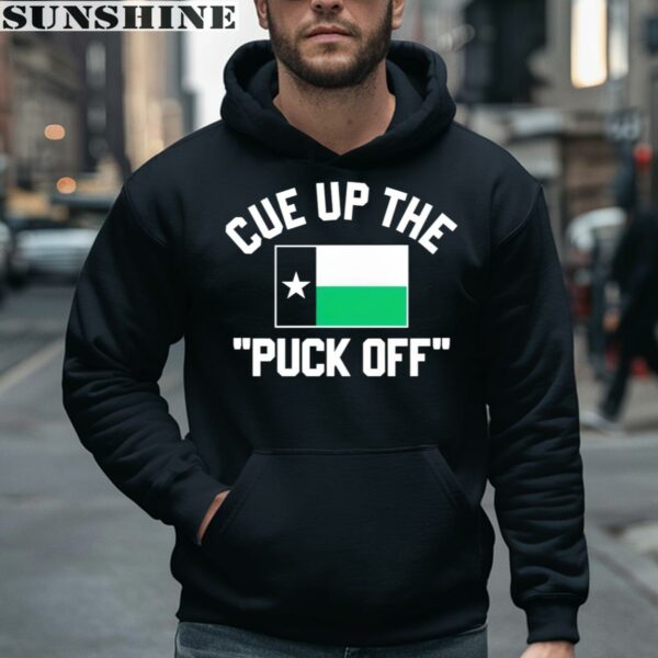 Dallas Stars Cue Up The Puck Off Shirt 4 hoodie