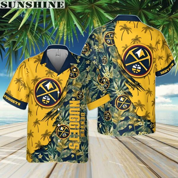 Denver Nuggets NBA Summer Tropical Hawaiian Shirt 3 Aloha shirt