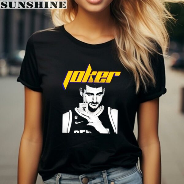 Denver Nuggets Nikola Jokic Professional Basketball Player The Joker Shirt 2 women shirt