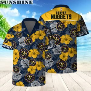 Denver Nuggets Team NBA Hawaiian Shirt Beach Short For Fans 1 aloha