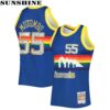 Dikembe Mutombo Royal Denver Nuggets NBA 75th Anniversary Diamond Swingman Jersey 1 Jersey