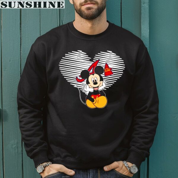 Disney Heart Mickey Mouse Atlanta Braves Shirt 3 sweatshirt