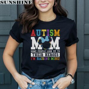 Disney Minnie Mouse Awareness Autism Mom Shirt