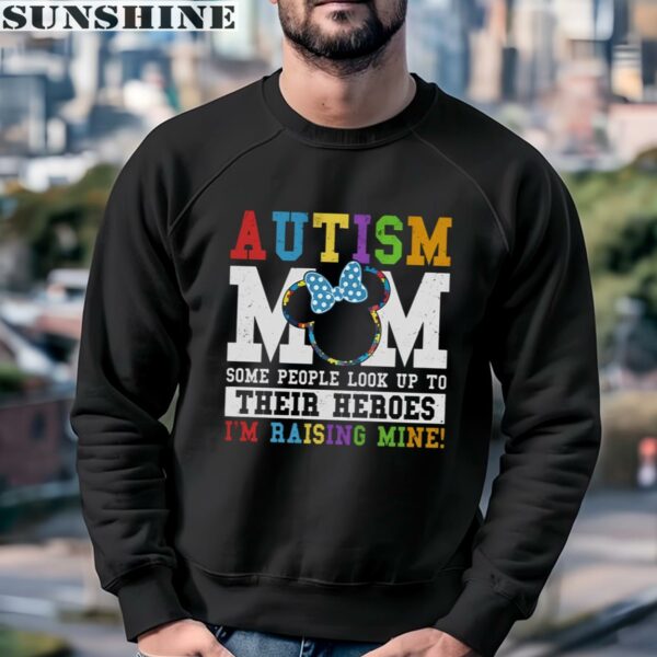 Disney Minnie Mouse Awareness Autism Mom Shirt 3 sweatshirt