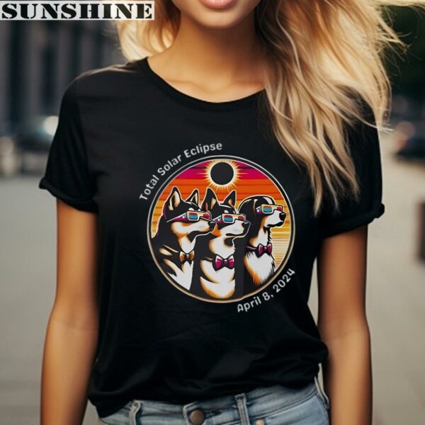Dog Eclipse Path Of Totality April 2024 Total Solar Eclipse Shirt 2 women shirt