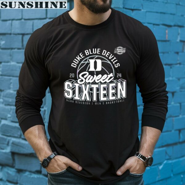 Duke Blue Devils Sweet Sixteen 2024 NCAA Shirt 5 long sleeve shirt