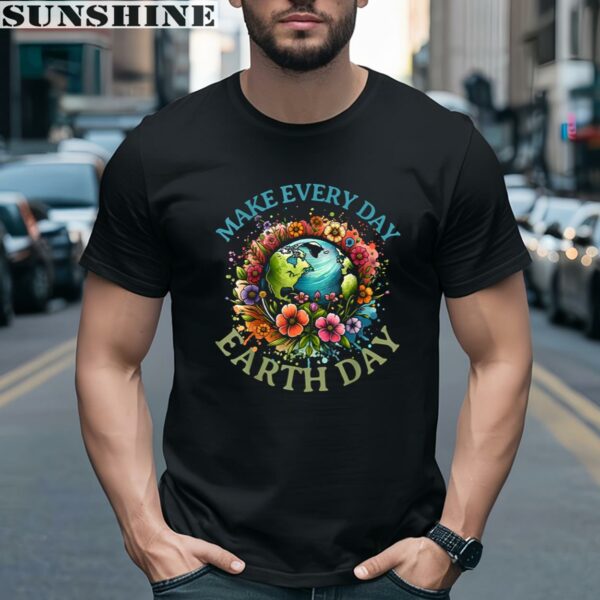 Earth Day Every Day Groovy Retro 70s Earth Day Shirt 2 men shirt