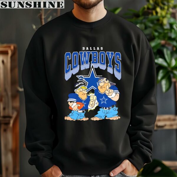 Flintstones Fred Barney Football Players Dallas Cowboys Shirt 3 sweatshirt