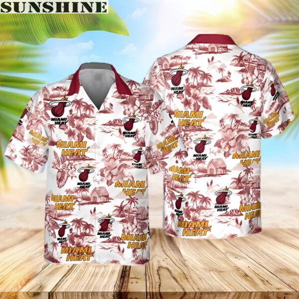Floral Island NBA Miami Heat Hawaiian Shirt