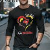 For Life Go Red Go Gold Go Heart Tampa Bay Buccaneers Shirt 5 long sleeve shirt