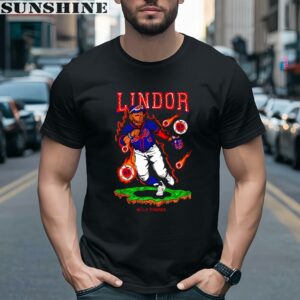 Francisco Lindor Illustration New York Mets Shirt 1 men shirt