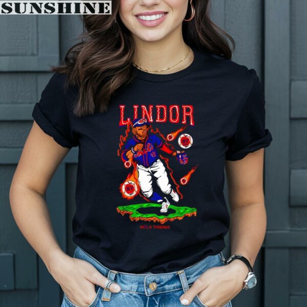 Francisco Lindor Illustration New York Mets Shirt 2 women shirt