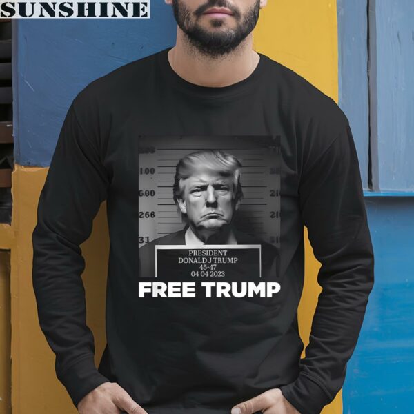 Free Donald Trump Mugshot Shirt 5 long sleeve shirt