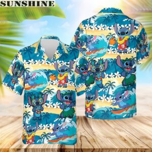 Funny Stitch Disney Hawaiian Shirt Aloha Gift